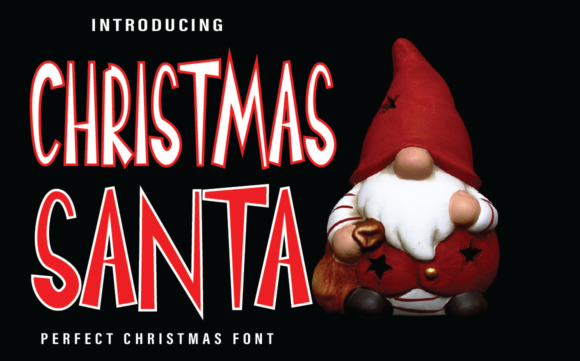 Christmas Santa Font: A Joyful Typography Solution for Festive Designs