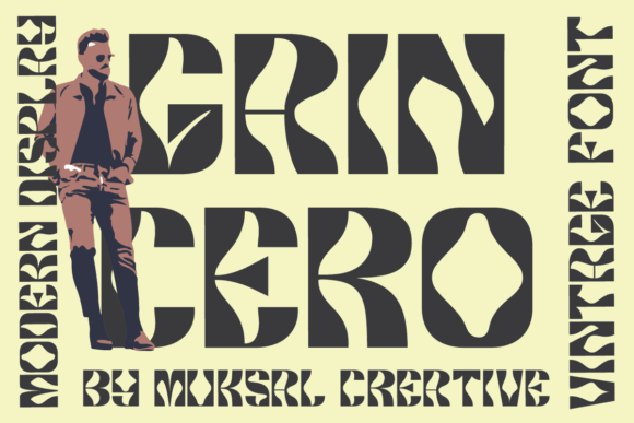 Gaincero: A Modern Display Font for Impactful Design