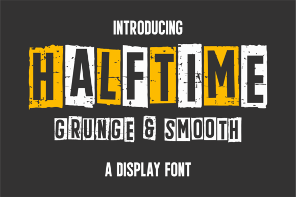 Halftime: A Bold Typography Choice for Impactful Design