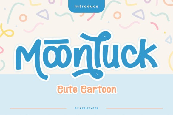 Moonluck: A Playful Typeface for Whimsical Designs