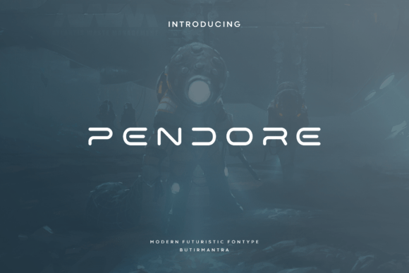 Pendore: The Futuristic Display Font for Modern Design